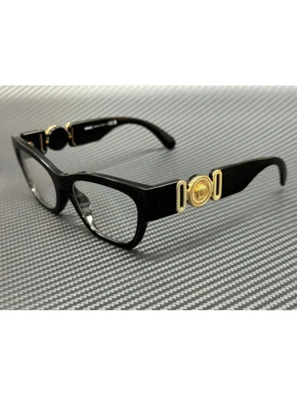 New Versace Women Black Eyeglasses 54-17-140